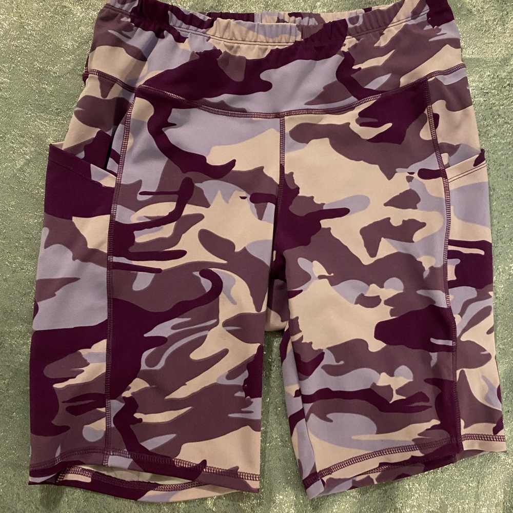 New Look Sport army print shorts
